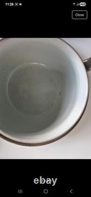 Ensemble de thé/café vintage Denby Pottery Greystone, tasses, sous-tasses et assiettes à dessert