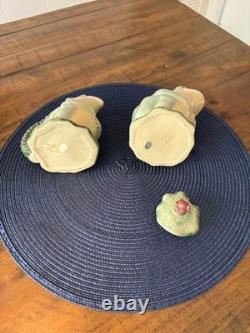 Ensemble de thé/café vintage avec grenouille