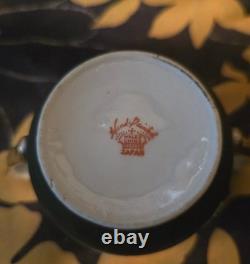 Ensemble de thé/café vintage en porcelaine Dragonware peint à la main du Pays de Galles, 11 pièces
