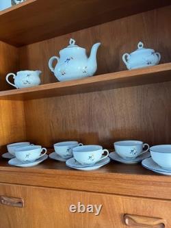 Ensemble de thé complet vintage de luxe Leander 1907 Célèbres oies