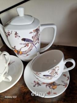 Ensemble de thé en porcelaine vintage Dynastie en fine porcelaine de Chine