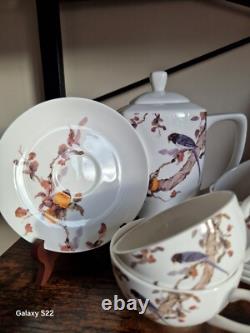 Ensemble de thé en porcelaine vintage Dynastie en fine porcelaine de Chine