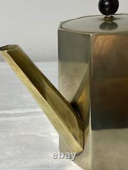 Ensemble de thé et café Art Déco vintage avec plateau design géométrique