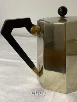 Ensemble de thé et café Art Déco vintage avec plateau design géométrique