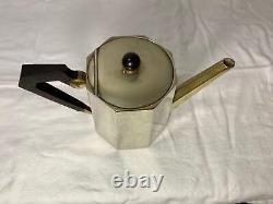 Ensemble de thé et café Art Déco vintage avec plateau design géométrique