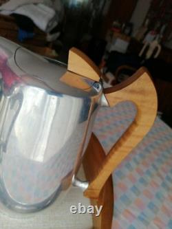 Ensemble de thé et café Picquot Ware vintage original de 4 pièces + plateau