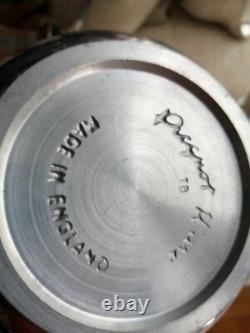 Ensemble de thé et café Picquot Ware vintage original de 4 pièces + plateau