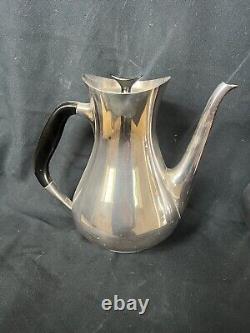 Ensemble de thé et café en argent plaqué de l'époque du milieu du siècle de COHR Danemark, cinq pièces