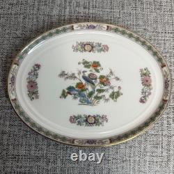 Ensemble de thé et café en porcelaine de Chine bone china VTG Miniature Wedgwood Kutani Crane Angleterre 8 pièces