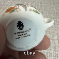 Ensemble de thé et café en porcelaine de Chine bone china VTG Miniature Wedgwood Kutani Crane Angleterre 8 pièces
