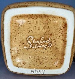 Ensemble de thé et café vintage MCM Mid Century Stanford Sebring en céramique 5 pièces en parfait état