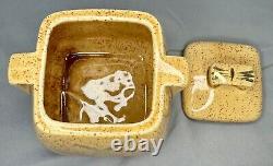 Ensemble de thé et café vintage MCM Mid Century Stanford Sebring en céramique 5 pièces en parfait état