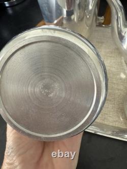 Ensemble de thé et café vintage Picquot Ware de 5 pièces avec plateau fabriqué en Angleterre