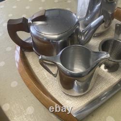 Ensemble de thé et café vintage Piquot Ware & filtre à thé Rostfritt en bon état