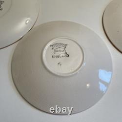 Ensemble de thé et cafetière Vtg Royal Worcester Palissy Mardi Gras 21 pièces MCM années 60-70