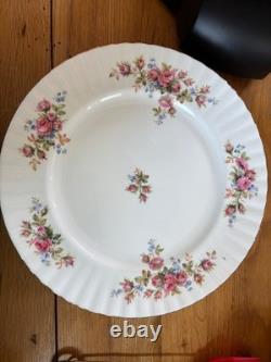 Ensemble de thé et de café Royal Albert Moss Rose vintage 6 pièces 1956 original, complet