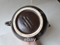 Ensemble de thé et de café en châtaignier franciscain vintage fabriqué en Angleterre Interpace vers 1980