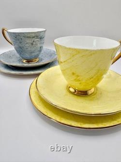 Ensemble de thé ou café en porcelaine bone china Gossamer Royal Albert vintage de 20 pièces