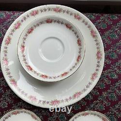 Ensemble de thé vintage Aynsley délicat 4 tasses et soucoupes plus ensemble de 4 tasses à café - 27 pièces