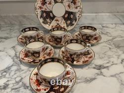 Ensemble de thé vintage Imari Tasses/Soucoupes/Assiette à gâteaux
