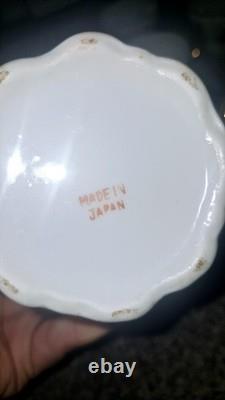 Ensemble de thé vintage en porcelaine lustrée Royal China couple en cour pour 6 personnes fabriqué au Japon