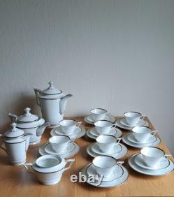 Ensemble de trio de service à thé/café Art Déco en porcelaine Vtg Johann Seltman Vohenstrauss