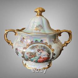 Ensemble thé/café en porcelaine de la Vierge de Sonnenberg RDA des années 1960 pour 4 personnes, 16 pièces