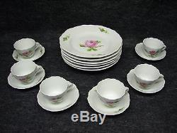 Ensemble @ 'y' De 18pc Meissen Vintage Coffee Tea Dinner Signé Porcelain'y '@