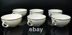 Eschenbach Roswitha Cafeter Tea Set Porcelaine Ivory Gold Edge 6 Personnes