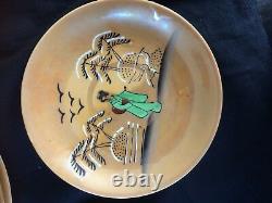 Fukagawa Nippon Coffee/ Tea Set Vintage 50 ́s. Marque Marquée Fukagawa