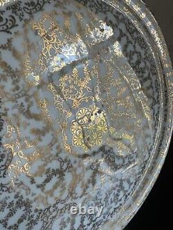 HAUS DRESDEN Ensemble de café en style baroque en or 24KT pour 6 personnes. VoirDesc