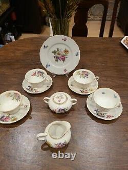 Hutschenreuther Hohenberg Fine Allemande Vintage Chine Thé Et Café Set 26 Pieces