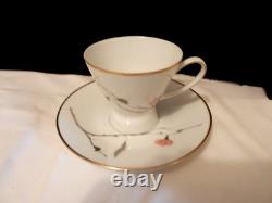 Jolie ensemble de thé et de café en porcelaine vintage Rosenthal, Quince R Loewy, 27 pièces