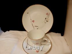 Jolie ensemble de thé et de café en porcelaine vintage Rosenthal, Quince R Loewy, 27 pièces