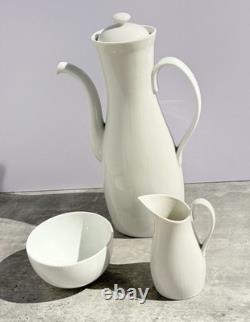 Karlskrona Suède Percy service à café en demi-tasse théière pot, pichet, bol, 10 tasses et soucoupes, vintage Karlskrona Suède Percy service à café en demi-tasse théière pot, pichet, bol, 10 tasses et soucoupes, vintage