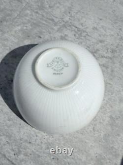 Karlskrona Suède Percy service à café en demi-tasse théière pot, pichet, bol, 10 tasses et soucoupes, vintage