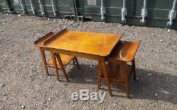 Lot De 3 Tables Basses Rétro Vintage Table Basse 1950s Bentwood Trio 2