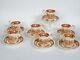 Lot Du 7 Copeland Spode Madrid Flat Démitasse Cup & Saucer