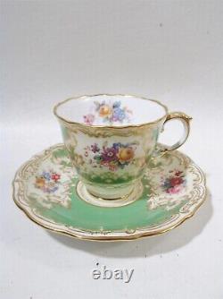 Luxe Spode Copelands Chine Y589 Spode Période 1790-1820 4 Tasses à Demitasse Saucisses