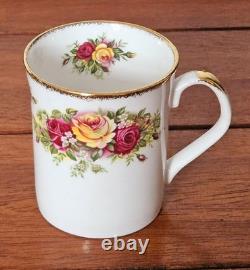 Mugs à thé et café en porcelaine fine Elizabethan vintage des années 60, ensemble de 6, jardin anglais