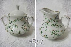 Porcelaine Russe Vintage Soviétique Café Set, Gorodnica Marque, Urss, 70 Ans. Rare