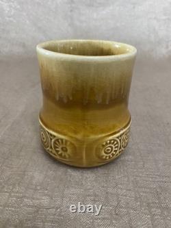 RARE Ensemble de Café en Poterie Japonaise à Émaillage Goutte à Goutte - Cafetière, 4 Tasses, Pot à Lait