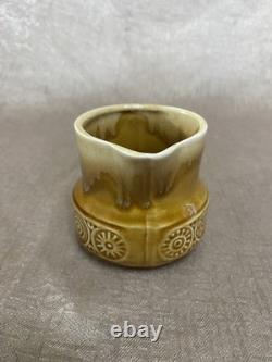 RARE Ensemble de Café en Poterie Japonaise à Émaillage Goutte à Goutte - Cafetière, 4 Tasses, Pot à Lait