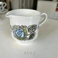 RARE Ensemble de thé/café vintage Kathie Winkle complet dans le motif Lee Ann Rose