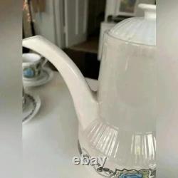 RARE Ensemble de thé/café vintage Kathie Winkle complet dans le motif Lee Ann Rose