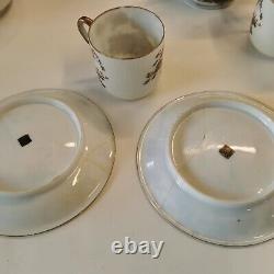 Rare Antique Japanese Eggshell Tea / Coffee Set 44 Pieces Sets Vintage 
	<br/>
  <br/>  En français: Rare ensemble de thé / café en coquille d'oeuf japonais antique, 44 pièces, vintage