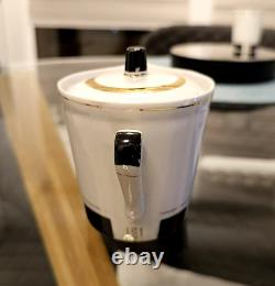 Rare Ensemble de Café en Porcelaine Vintage Tallinn URSS Années 1970 Gorodnitsky Porcelaine