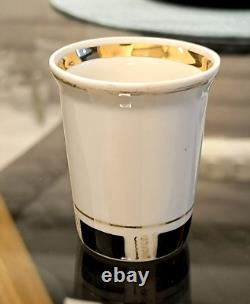 Rare Ensemble de Café en Porcelaine Vintage Tallinn URSS Années 1970 Gorodnitsky Porcelaine