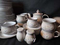Rare Ensemble de Dîner et de Thé Vintage Denby TASMIN pour 6 en État Immaculé