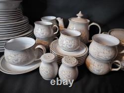 Rare Ensemble de Dîner et de Thé Vintage Denby TASMIN pour 6 en État Immaculé